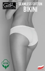Gatta Seamless Cotton Bikini 41640 dámské kalhotky L bílá
