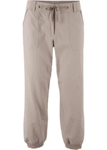 3/4 plátené nohavice, Loose Fit, komfortný pás