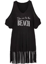 Tričko na pláž so strapcami