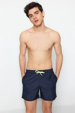 Trendyol Navy Blue Men's Basic Standard Length Swimwear Marine Shorts