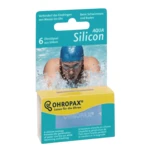 OHROPAX Silicon Aqua Ušné vložky v krabičke 6 ks