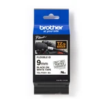 Brother TZ-FX221 / TZe-FX221 Pro Tape, 9mm x 8m, čierna tlač/biely podklad, originálna páska