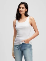 Bílé dámské tílko GAP ribbed tank top