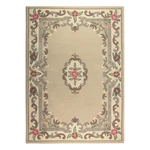 Beżowy wełniany dywan Flair Rugs Aubusson, 75x150 cm