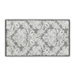 Szary bawełniany ręcznik 40x71 cm Damask – Foutastic