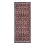 Bordowy chodnik Nouristan Vivana, 80x200 cm
