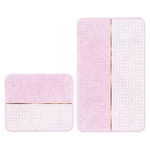 Różowe dywaniki łazienkowe zestaw 2 szt. 60x100 cm – Mila Home