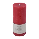 Czerwona świeczka Rustic candles by Ego dekor Rust, 58 h
