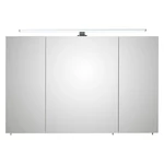 Biała wisząca szafka łazienkowa z lustrem 110x70 cm Set 360 – Pelipal
