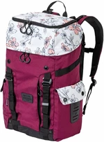 Meatfly Scintilla Backpack Blossom White/Burgundy 26 L Rucksack