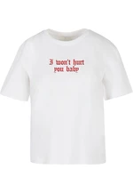 Women's T-shirt I Won't Hurt You Baby - white