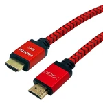 HDMI kábel MK Floria, 2.1, 8K, 3 m, textilný