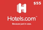 Hotels.com $55 Gift Card US