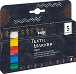 Kreul 92750 Textile Marker Opaque Set Opaque 5 szt