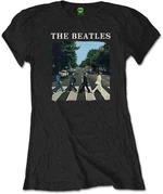 The Beatles Tricou Abbey Road & Logo Femei Black L