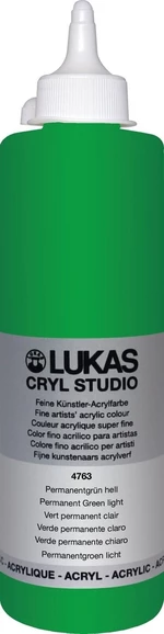 Lukas Cryl Studio Peinture acrylique 500 ml Permanent Green Light