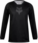 FOX Youth Blackout Jersey Black/Black XL Camiseta Motocross