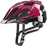 UVEX Quatro Red/Black 56-60 Casco de bicicleta