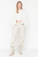 Trendyol Beige Pajamas Normal Waist Parachute Trousers