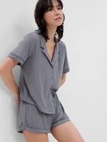 Women's grey pajama shorts GAP