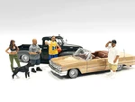 Lowriderz and a Dog 5 piece Figurine Set for 1/24 Scale Models by American Diorama