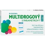 BIOGEMA Multidrogový 5 parametrový test na rýchlu diagnostiku 1 kus BIOGEMA Multidrogový 5 parametrový test na rýchlu diagnostiku 1 kus