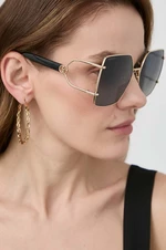 Slnečné okuliare Gucci dámske, zlatá farba, GG1564SA