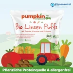 PUMPKIN ORGANICS Čočkové křupky s rajčaty, mrkví a bylinkami BIO 20 g