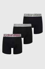 Boxerky Calvin Klein Underwear 3-pack pánské, černá barva, 000NB3131A