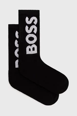 Ponožky BOSS pánské, černá barva, 50467748