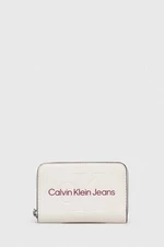Peněženka Calvin Klein Jeans bílá barva, K60K607229