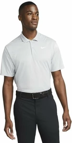 Nike Dri-Fit Victory Mens Golf Polo Light Grey/White 3XL