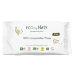 Eco by Naty Vlhčené ubrousky ECO by Naty bez vůně - pro citlivou pokožku 56 ks