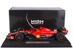 Ferrari SF-23 16 Charles Leclerc Formula One F1 Bahrain GP (2023) with DISPLAY CASE Limited Edition to 200 pieces Worldwide 1/18 Diecast Model Car by