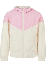 Arrow Girls' Windbreaker Pink/White Sand