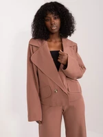 Brown elegant blazer