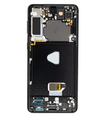 LCD + dotyková deska pro Samsung Galaxy S21+ SM-G996 No Camera, phantom black (Service pack)