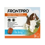 FRONTPRO Antiparazitárne žuvacie tablety pre psov (10-25 kg) 3 ks
