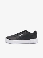 Black Women's Leather Sneakers Puma Carina 2.0 - Women