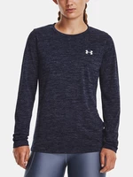 Under Armour Tech LS Crew Twist-NVY Triko Modrá