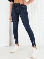 Women's denim trousers CANOS, navy blue Dstreet