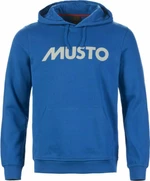 Musto Essentials Logo Hanorac cu gluga Aruba Blue XL