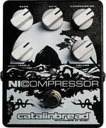 Catalinbread Nicompressor Silver On Black Gitarový efekt