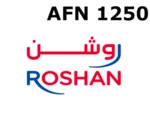 Roshan 1250 AFN Mobile Top-up AF