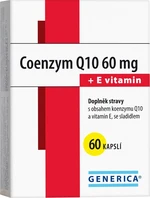 GENERICA Coenzym Q10 60 mg + E vitamin 60 kapslí