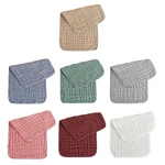Baby Bib Gauze-Cotton Drooling Bibs for Infant 0-2Y Toddlers Teething Towel Sweat Absorb Cloth High Absorbent Burp Cloth