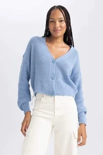 DEFACTO Regular Fit V-Neck Knitwear Cardigan