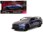 2009 Nissan GT-R (R35) Purple Metallic "Pink Slips" Series 1/32 Diecast Model Car by Jada