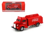 1947 Coca Cola Delivery Bottle Truck Red 1/87 Diecast Model by Motor City Classics