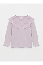 LC Waikiki Crew Neck Long Sleeve Baby Girl T-Shirt